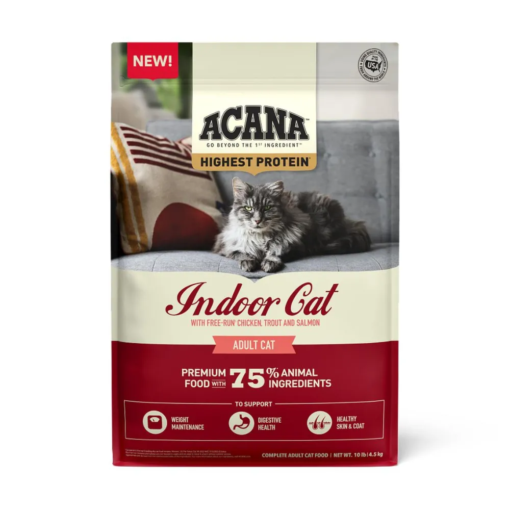 Acana Dry Food^Indoor Cat Highest Protein Dry Cat Food, 4-lb