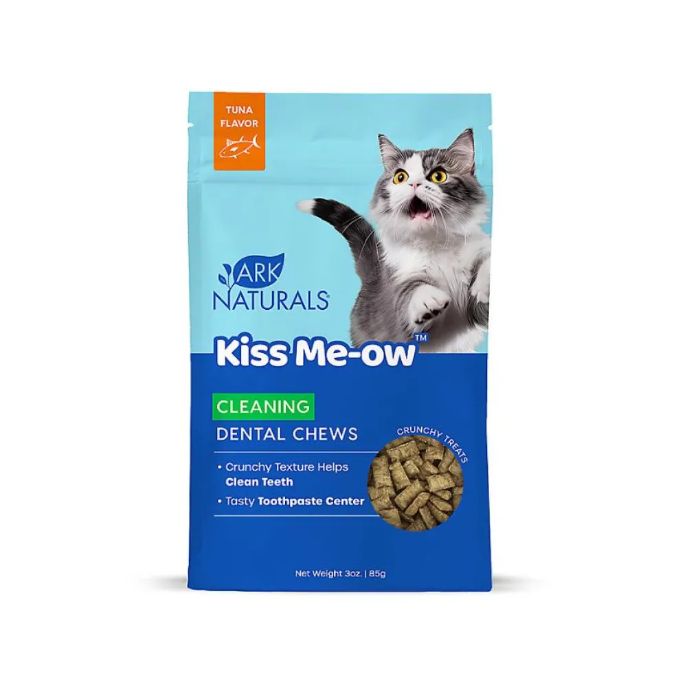 Ark Naturals Dental Care | Dental Care^Kiss Me-Ow Cleaning Chicken Dental Chews Cat Treats, 3-oz