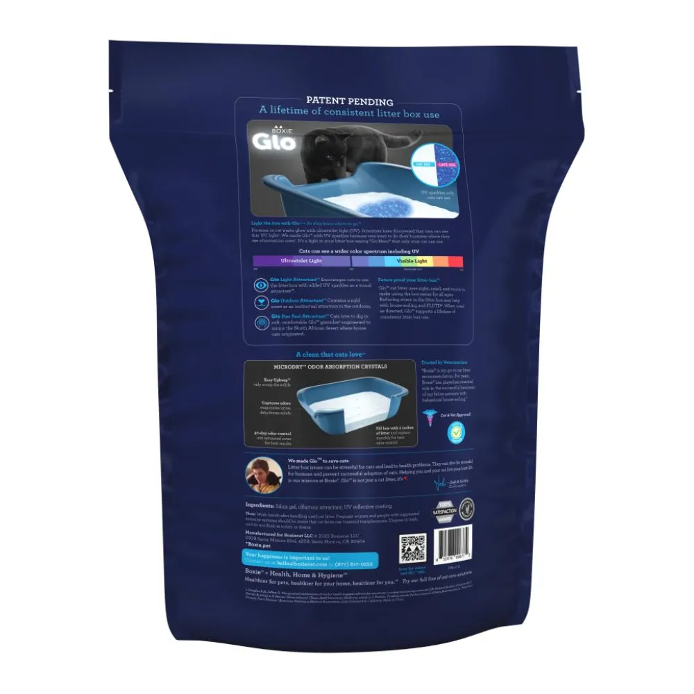 Boxiecat Litter & Accessories | Litter & Accessories^Glo UV Stress-Relief Non-Clumping Crystal Cat Litter, 6-lb