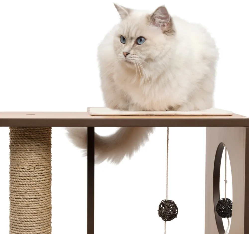 Catit Trees, Condos & Scratchers | Trees, Condos & Scratchers^Vesper Cat Tree, Walnut, Large