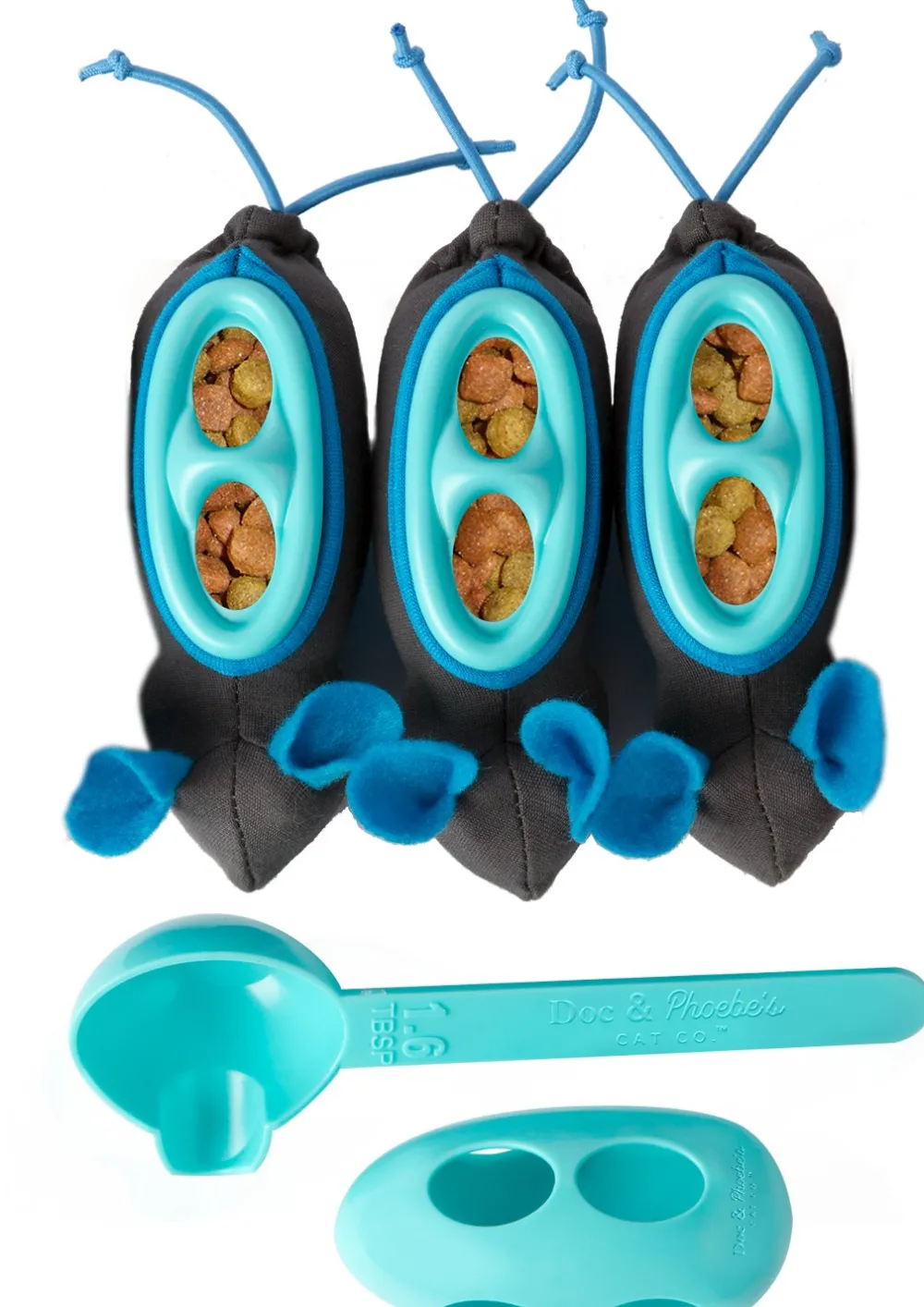 Doc & Phoebe's Bowls & Feeders | Bowls & Feeders^Indoor Hunting Cat Feeder Kit, 3-pk