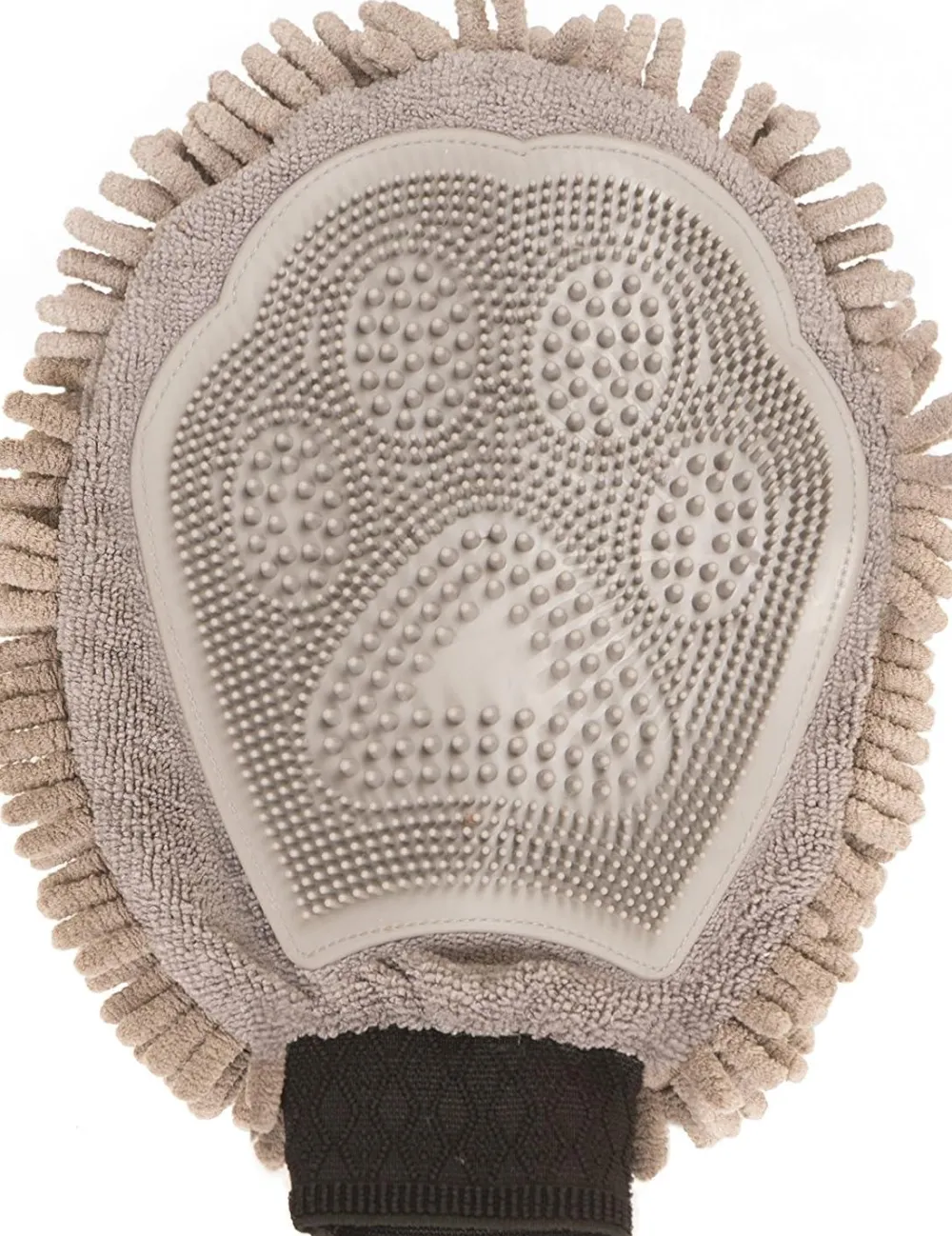 Dog Gone Smart Grooming | Grooming^Dirty Dog Grooming Mitt for Pets, Grey