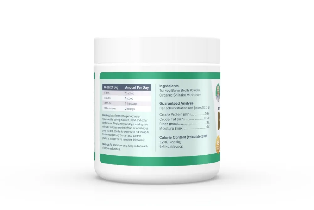Dr. Marty Food Toppings | Broth^Better Life Boosters Bone Broth for Dogs, 3.17-oz