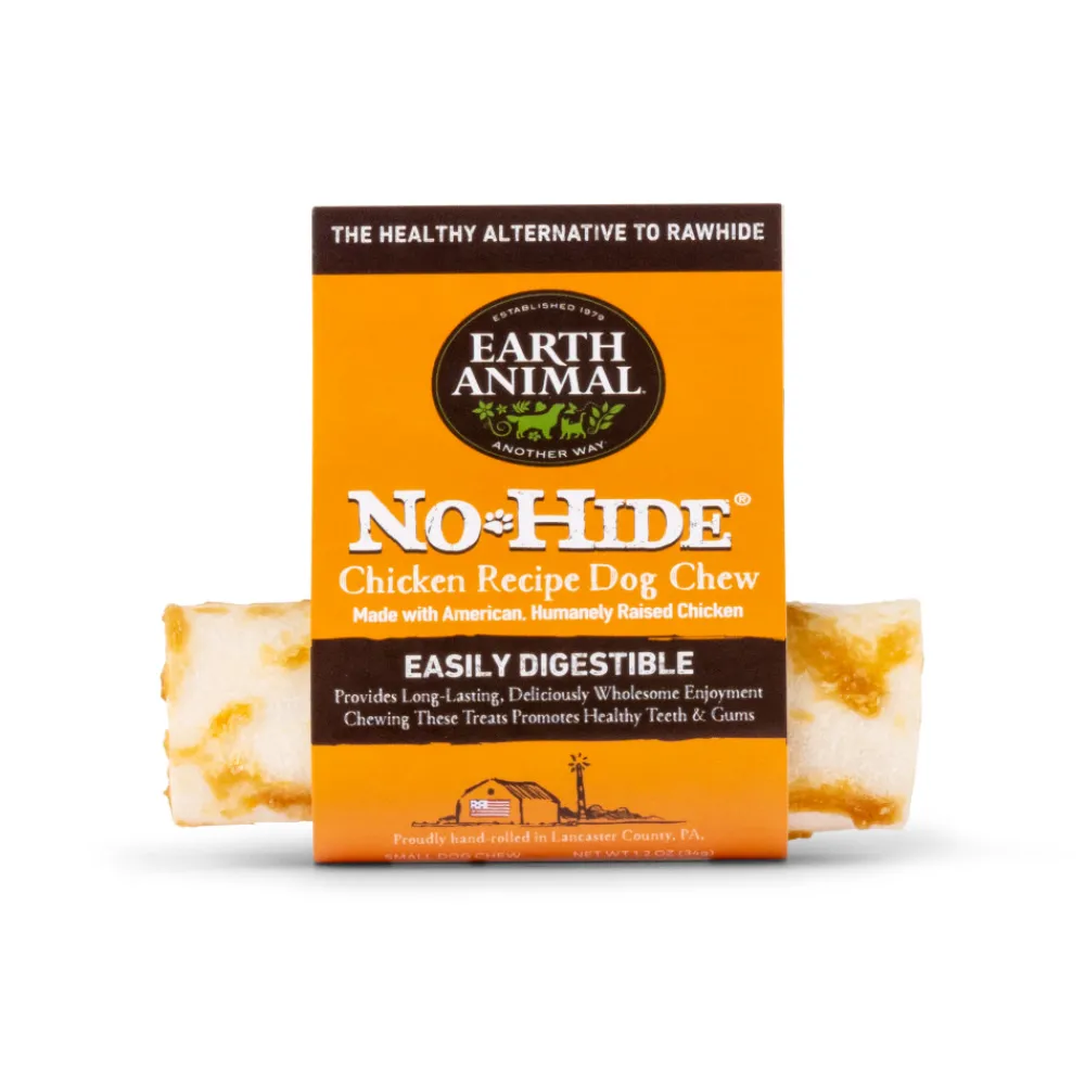 Earth Animal Bully Sticks & Natural Chews^No-Hide Chicken Chew Dog Treat, Small