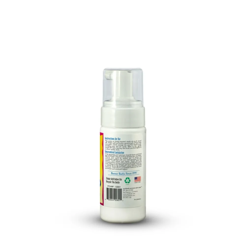 Earthbath Grooming | Grooming^Grooming Foam for Cats, Hypo-Allergenic, Fragrance Free, 4-oz