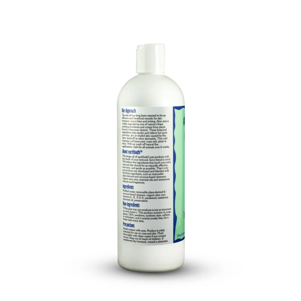 Earthbath Grooming | Grooming^Hot Spot Relief Shampoo for Dogs & Cats, Tea Tree & Aloe, 16-oz