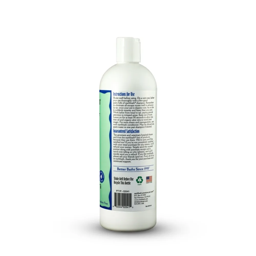 Earthbath Grooming | Grooming^Hot Spot Relief Shampoo for Dogs & Cats, Tea Tree & Aloe, 16-oz