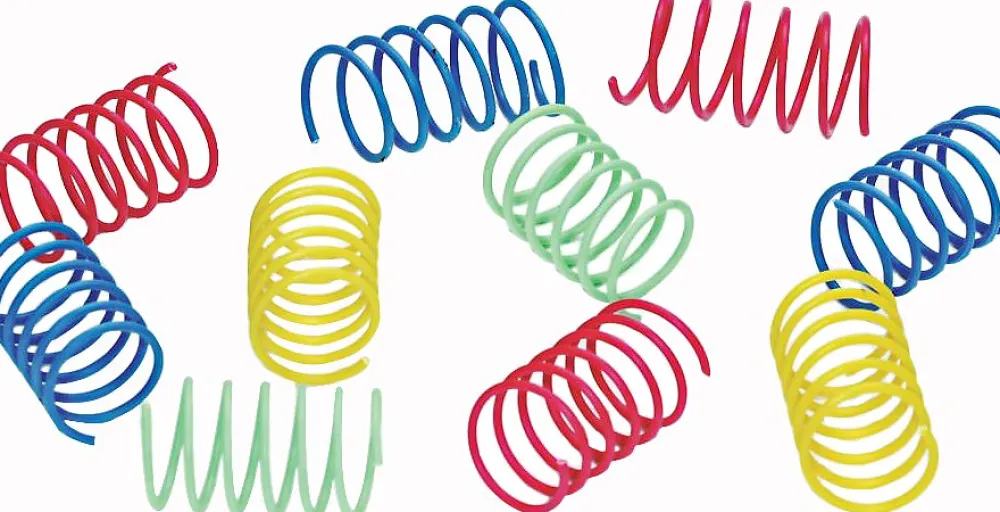 Ethical Products, Inc. Toys | Toys^Ethical Pet Wide Durable Heavy Gauge Plastic Colorful Springs Cat Toy