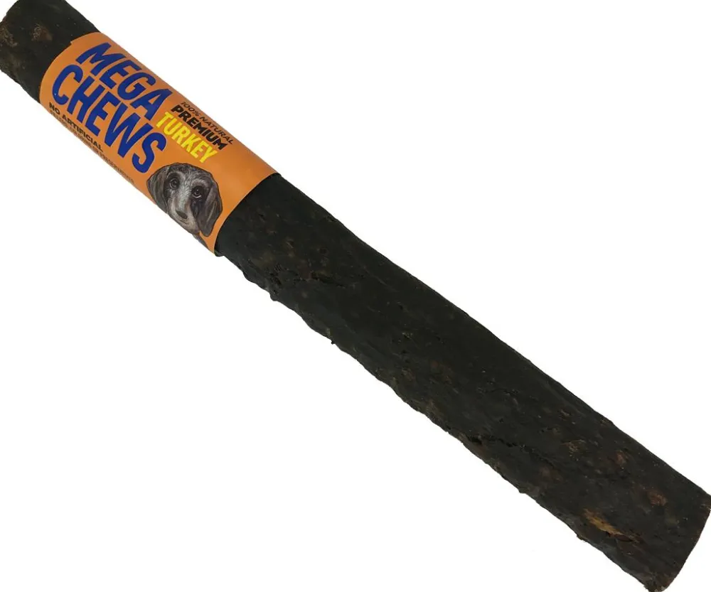 Etta Says! Bully Sticks & Natural Chews^Mega Turkey Chews Dog Treat, 1-count