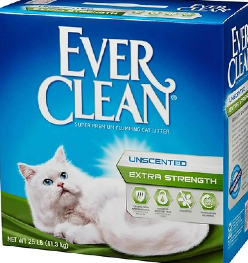 Ever Clean Litter & Accessories | Litter & Accessories^Extra Strength Unscented Premium Clumping Clay Cat Litter, 25-lb