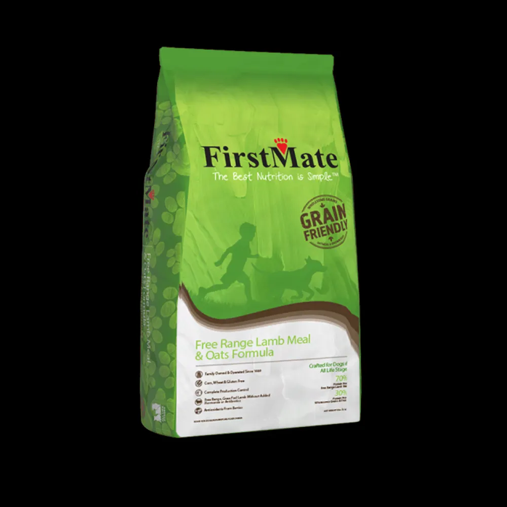 Firstmate Dry Food^Free Range Lamb and Oats Grain Friendly Dog Food, 5-lb