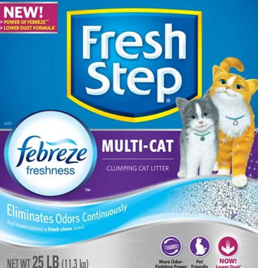 Fresh Step Litter & Accessories | Litter & Accessories^Multiple Cat Scoopable Clumping Cat Litter, 25-lb box