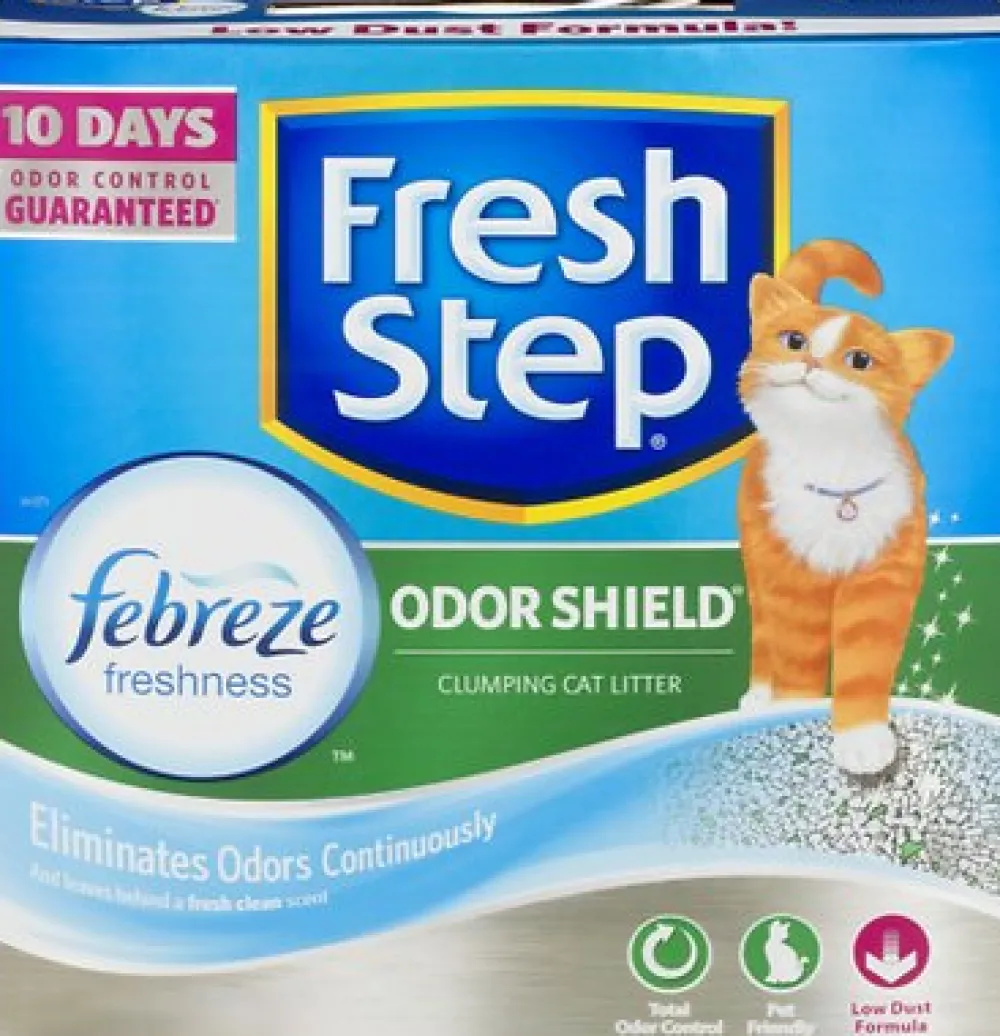 Fresh Step Litter & Accessories | Litter & Accessories^Odor Shield Clumping Cat Litter, 25-lb box