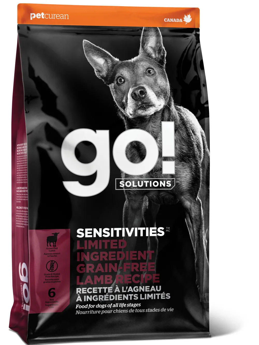 Go! Solutions Dry Food^Sensitivities Limited Ingredient Lamb Grain-Free Dry Dog Food, 22-lb