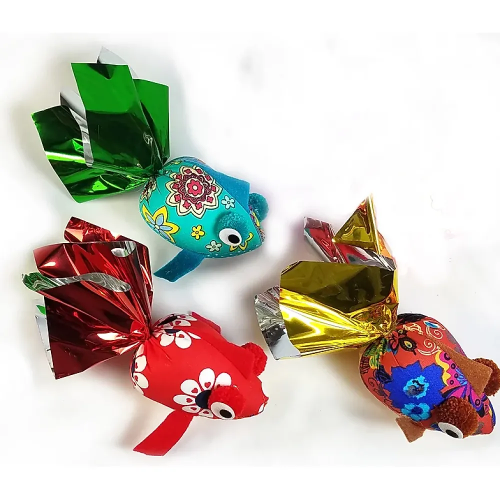 Goli Design Toys | Toys^Crink-A-Fish Catnip Cat Toy, Assorted