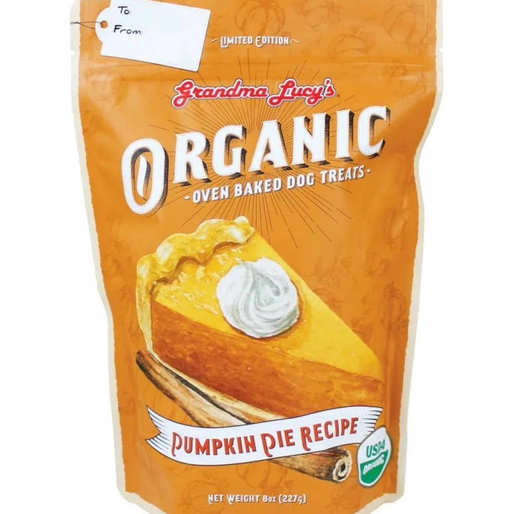 Grandma Lucy's Biscuits & Crunchy Treats^Grandma Lucy Organic Baked Pumpkin Pie Recipe Dog Treats, 8-oz