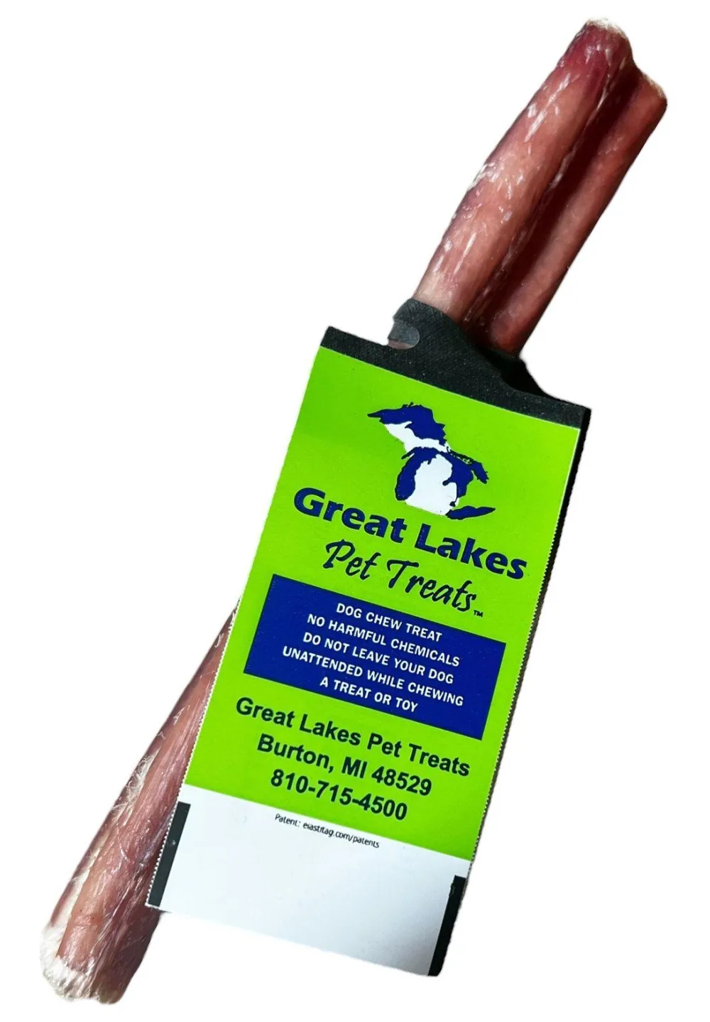 Great Lakes Pet Treats Bully Sticks & Natural Chews^Great Lakes Bully Stick Low-Odor Dog Treats, Regular, 5-6-in
