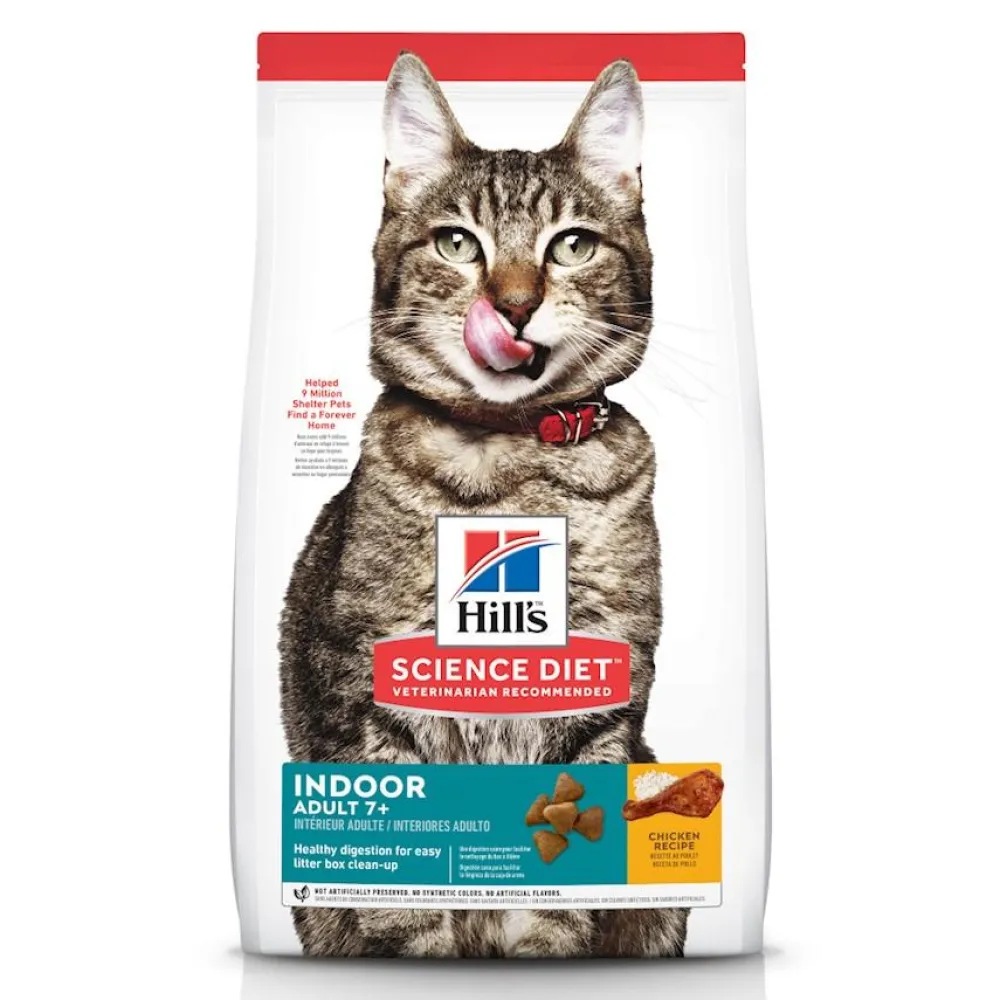 Hill's Science Diet Dry Food^Adult 7+ Indoor Dry Cat Food, 3.5-lb