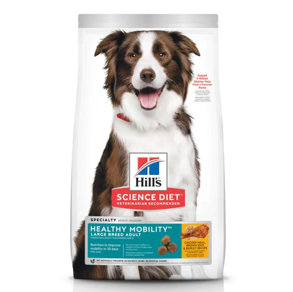 Hill's Science Diet Dry Food^Adult Large Breed Healthy Mobility Chicken Meal, Brown Rice & Barley Dry Dog Food, 30-lb