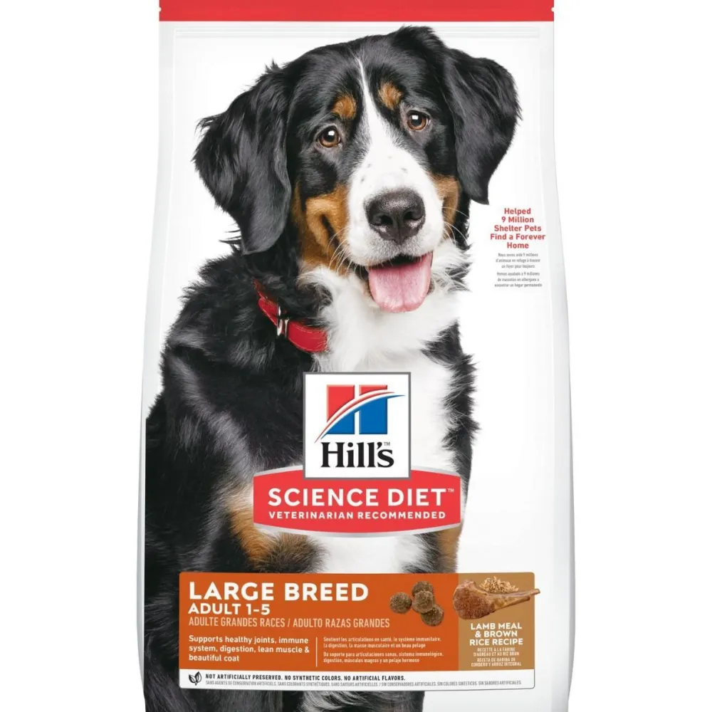 Hill's Science Diet Dry Food^Adult Large Breed Lamb Meal & Rice Dry Dog Food, 33-lb