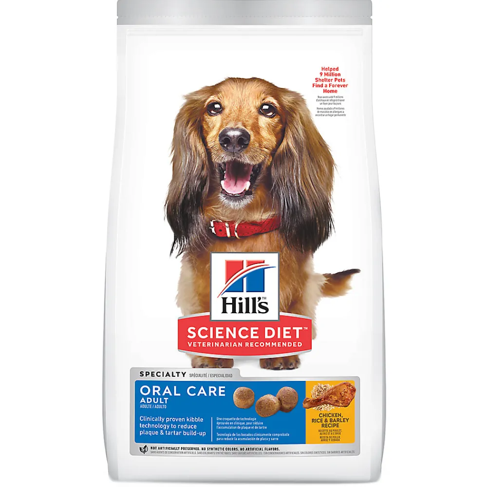 Hill's Science Diet Dry Food^Adult Oral Care Dry Dog Food, 4-lb