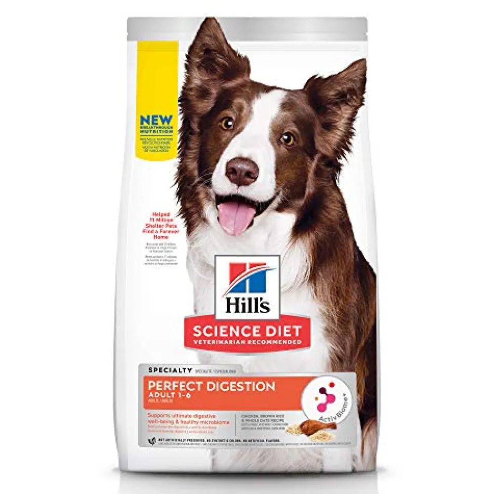 Hill's Science Diet Dry Food^Adult Perfect Digestion Chicken Dog Dry, 3.5-lb