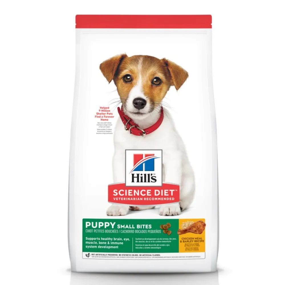 Hill's Science Diet Dry Food^Puppy Small Bites Chicken Meal & Barley Dry Dog Food, 4.5-lb