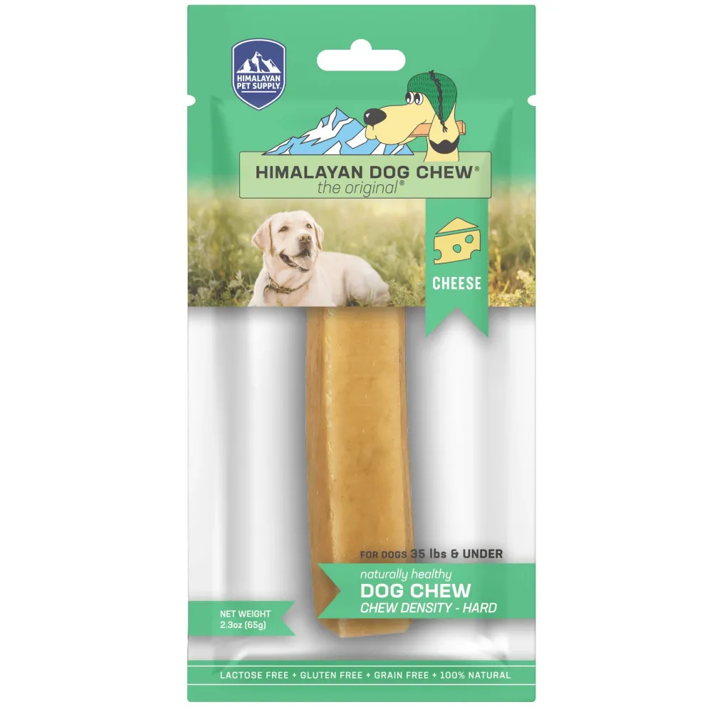 Himalayan Pet Supply Dental & Hard Chews^Dog Chew, Cheese, Medium