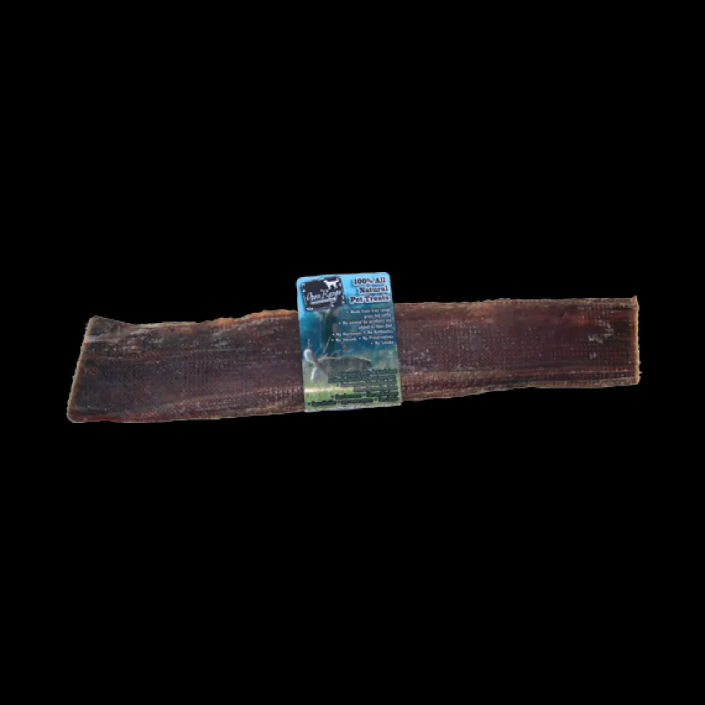Home Range / Open Range Bully Sticks & Natural Chews^Home Range/Open Range Beef Chomper Flattened Bully Stick Dog Treats, 5-6-in