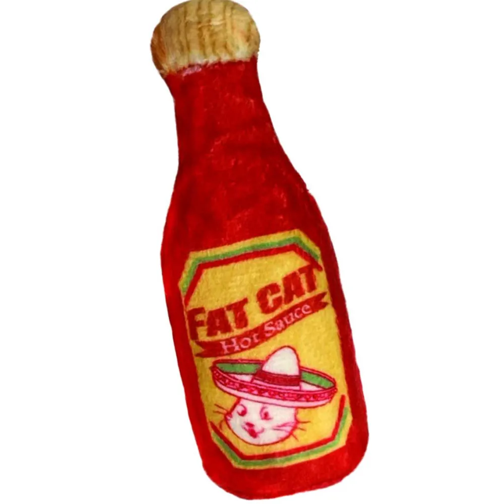 Huxley & Kent Toys | Toys^Kittybelles Fat Cat Hot Sauce Plush Cat Toy