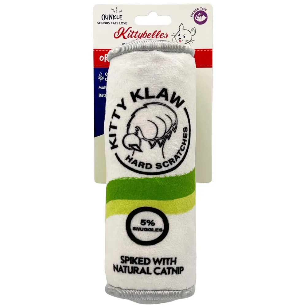 Huxley & Kent Toys | Toys^Kittybelles Kitty Klaw Licks & Lime Kicker Cat Toy, 2.75 x 2.75 x 8-in