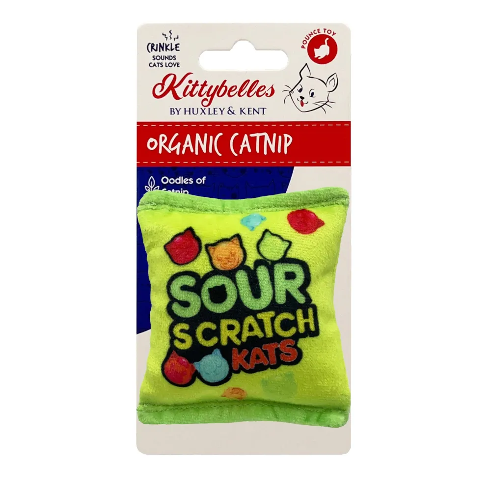 Huxley & Kent Toys | Toys^Kittybelles Sour Scratch Kats Plush Cat Toy