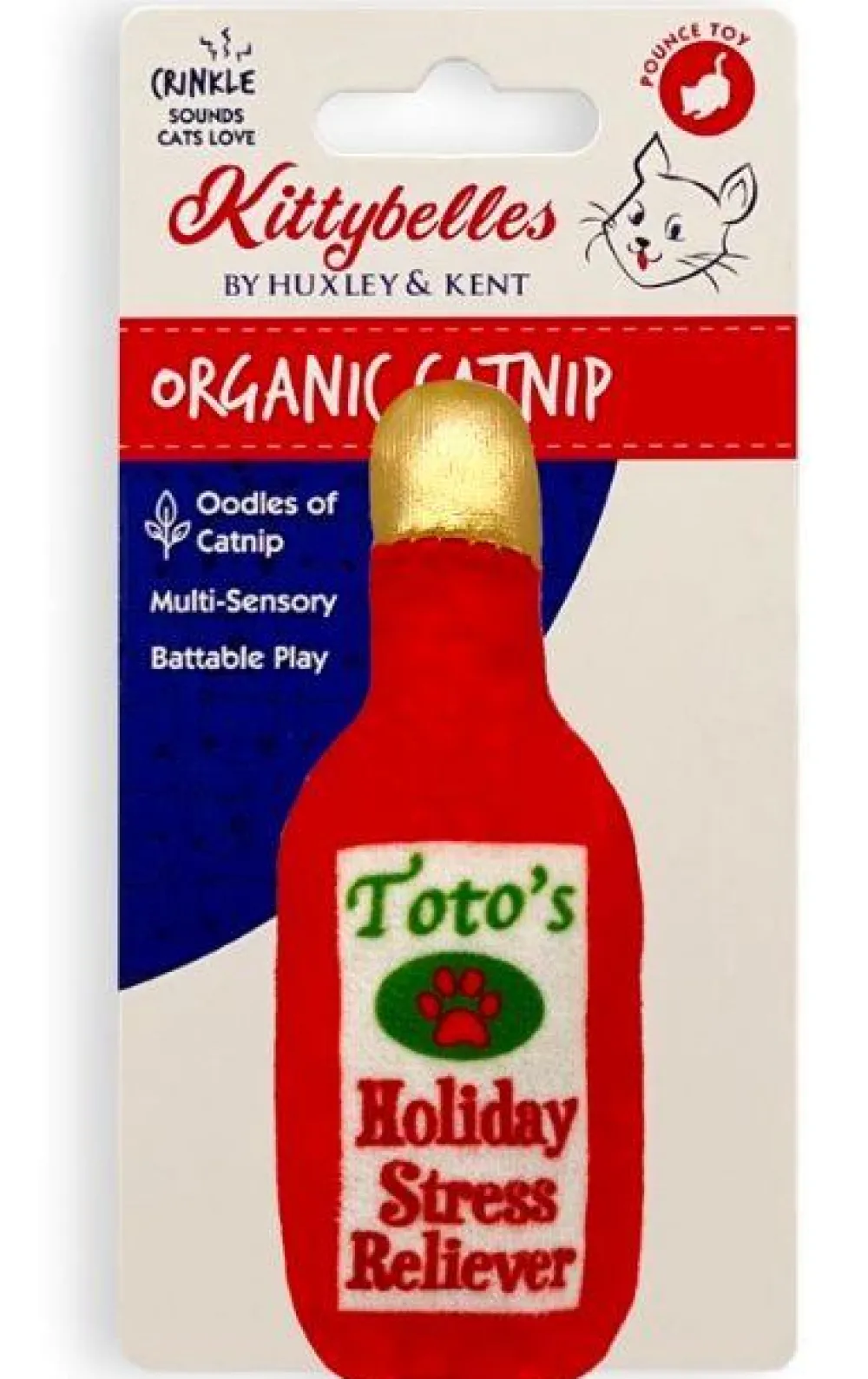 Huxley & Kent Toys | Toys^Kittybelles Toto's Holiday Stess Reliever Catnip Cat Toy