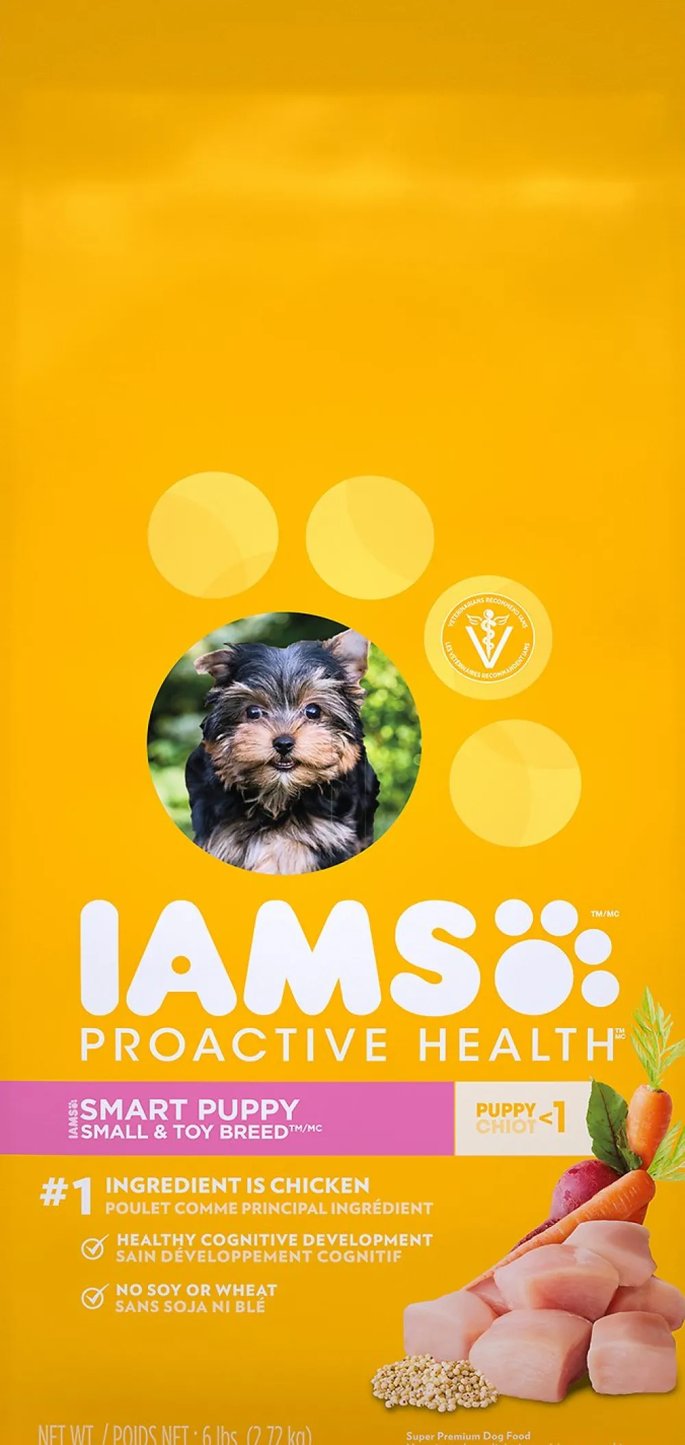 Iams Dry Food^ProActive Health Smart Puppy Small & Toy Breed Dry Dog Food, 7-lb