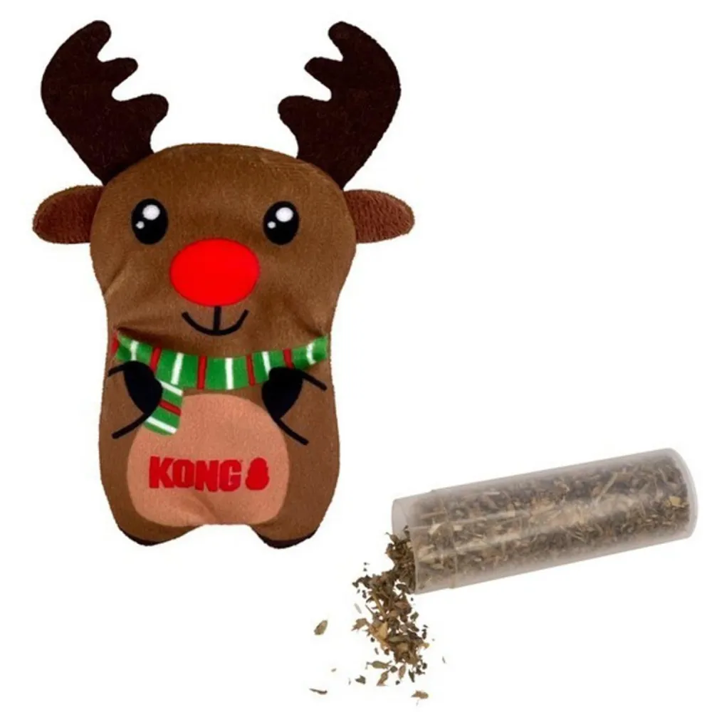 Kong Toys | Toys^Holiday Refillables Reindeer Cat Toy