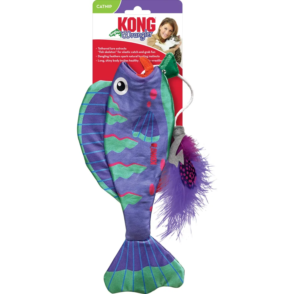 Kong Toys | Toys^Wrangler Angler Fish Cat Toy, Assorted, One Size