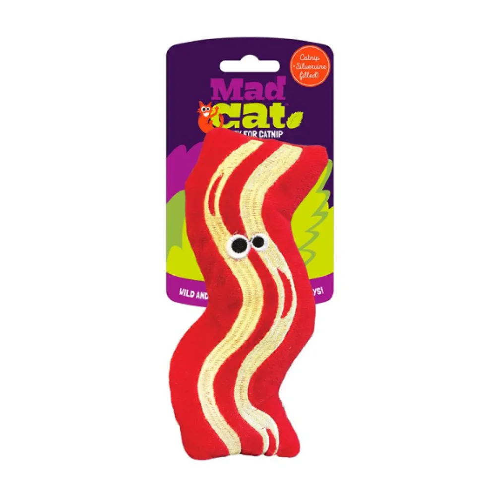 Mad Cat Toys | Toys^Bacon Kicker Catnip & Silvervine Cat Toy