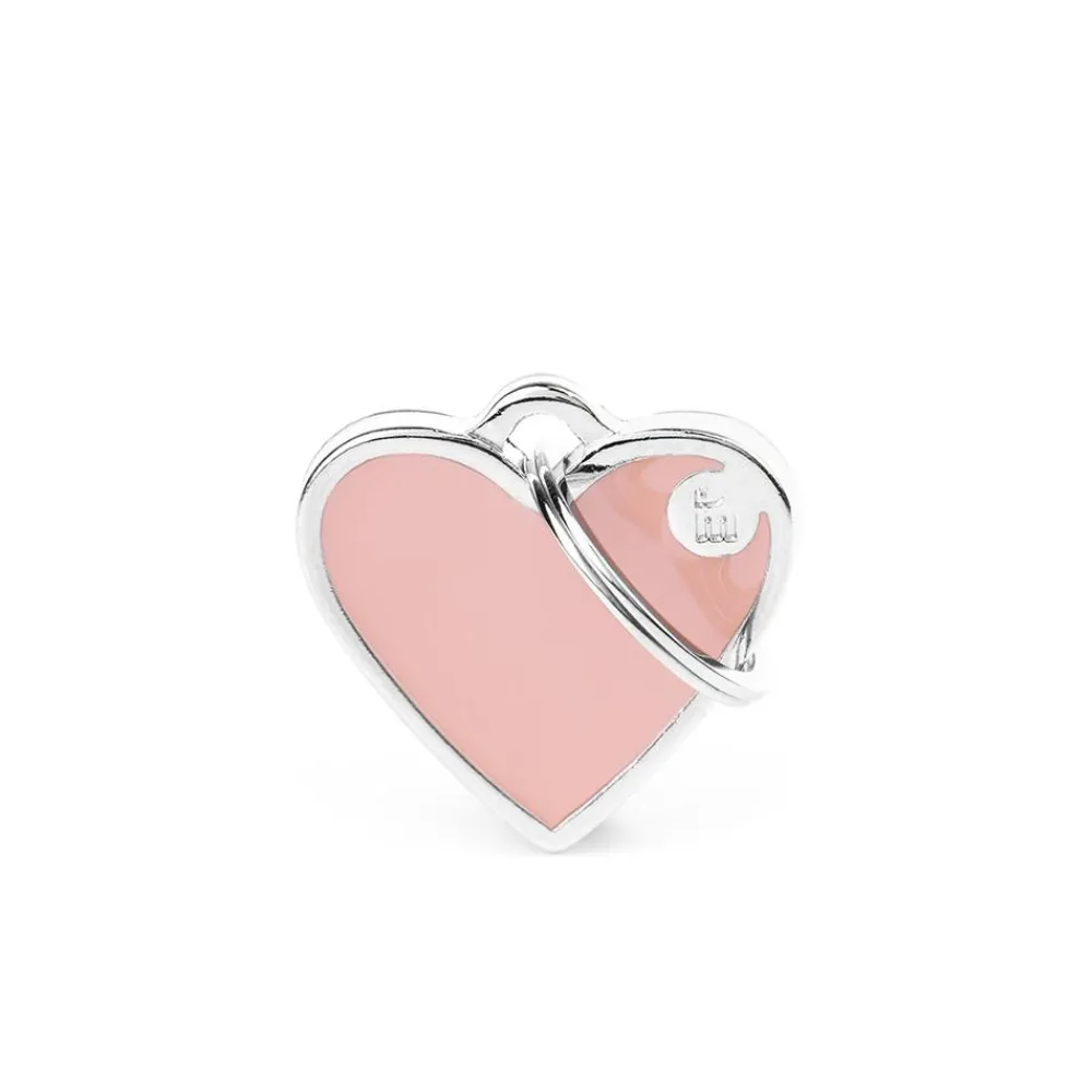 Myfamily Leashes & Collars | Leashes & Collars^Basic Handmade Heart Pet ID Tag, Pink, Small