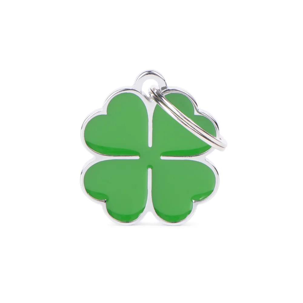 Myfamily Leashes & Collars | Leashes & Collars^Charms Clover Pet ID Tag, Small