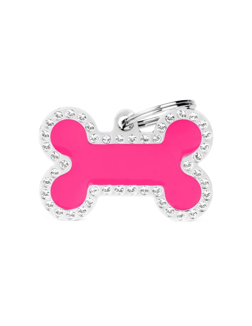 Myfamily Leashes & Collars | Leashes & Collars^Glam Bone Pet ID Tag, Pink, Big