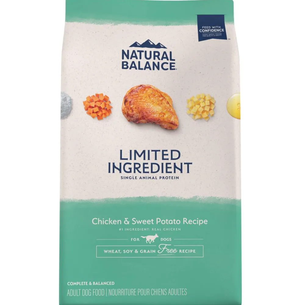 Natural Balance Pet Foods Dry Food^Natural Balance Limited Ingredient Chicken & Sweet Potato Recipe Grain-Free Dry Dog Food, 4-lb