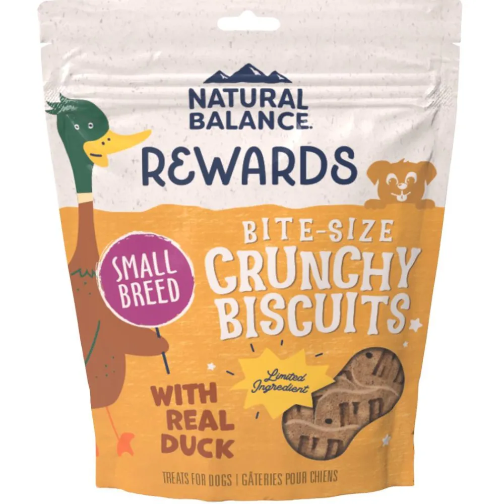 Natural Balance Pet Foods Biscuits & Crunchy Treats^Natural Balance Rewards Crunchy Biscuits Bite-Size with Real Duck Small Breed Dog Treats, 8-oz