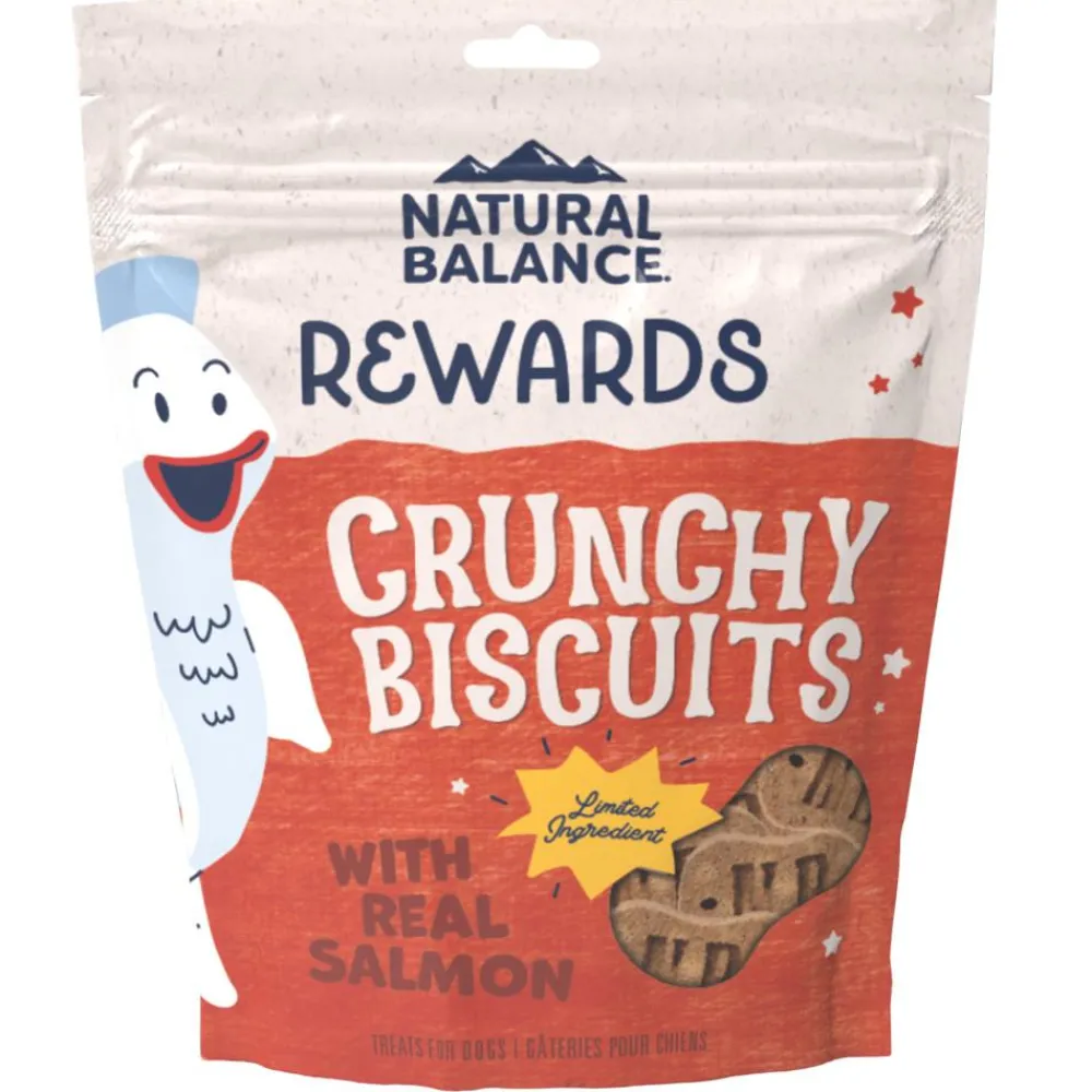 Natural Balance Pet Foods Biscuits & Crunchy Treats^Natural Balance Rewards Crunchy Biscuits with Real Salmon Dog Treats, 14-oz