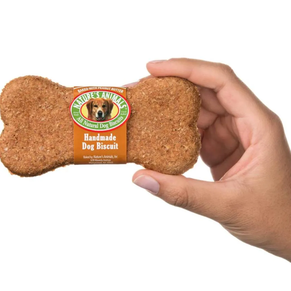 Nature's Animals Biscuits & Crunchy Treats^Original Bakery Biscuits with Peanut Butter Dog Treats, 1-count