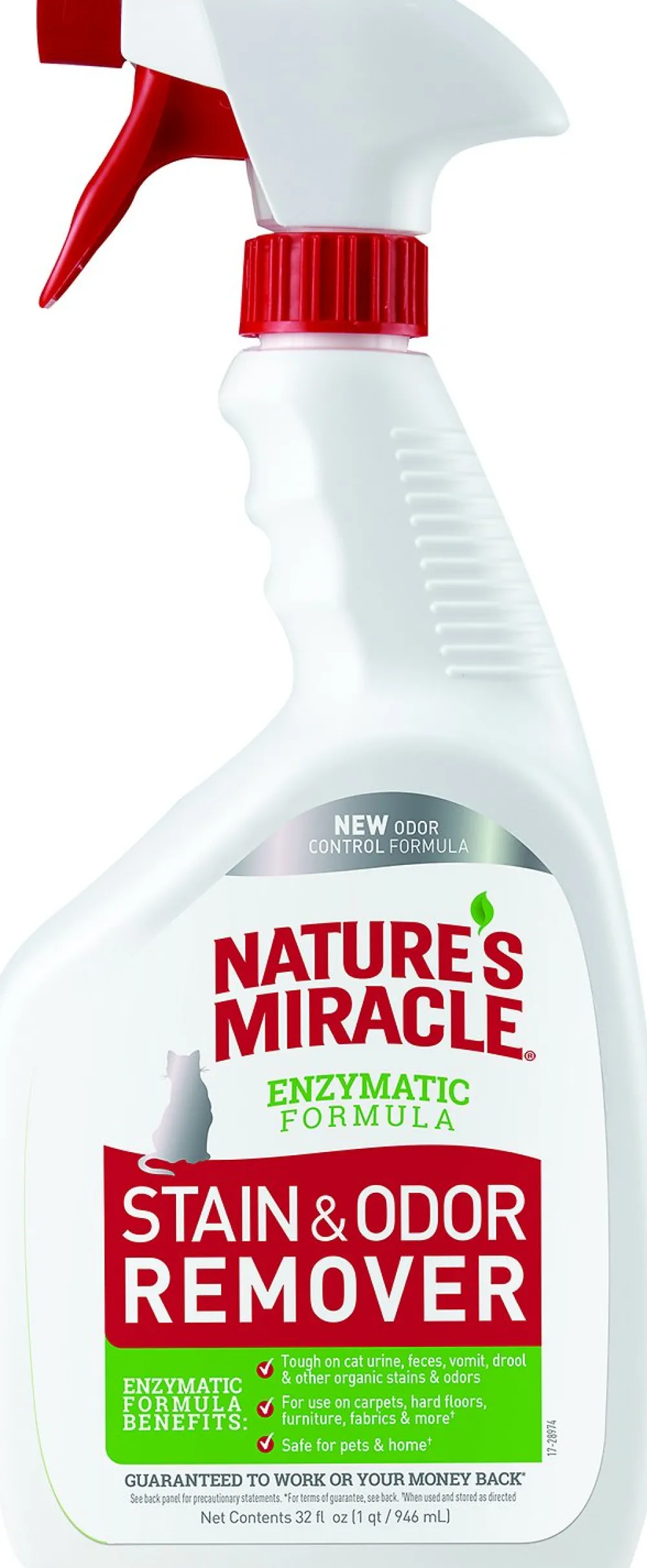 Nature's Miracle Training & Cleaning | Training & Cleaning^Just For Cats Stain & Odor Remover Spray, 32-oz bottle