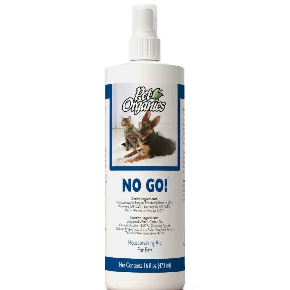 Naturvet Cleaning & Potty | Cleaning & Potty^Pet Organics No Go! House Breaking Aid Spray for Dogs & Cats, 16-oz