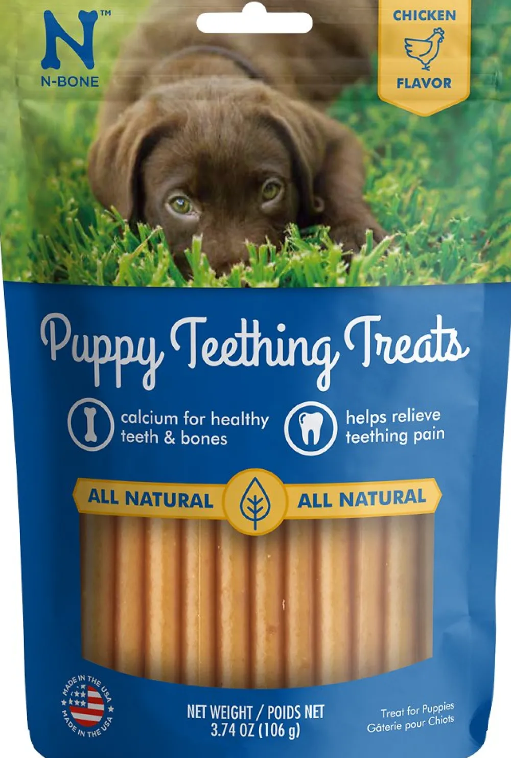 N-Bone Dental & Hard Chews^Puppy Teething Dog Treats, 3.74-oz