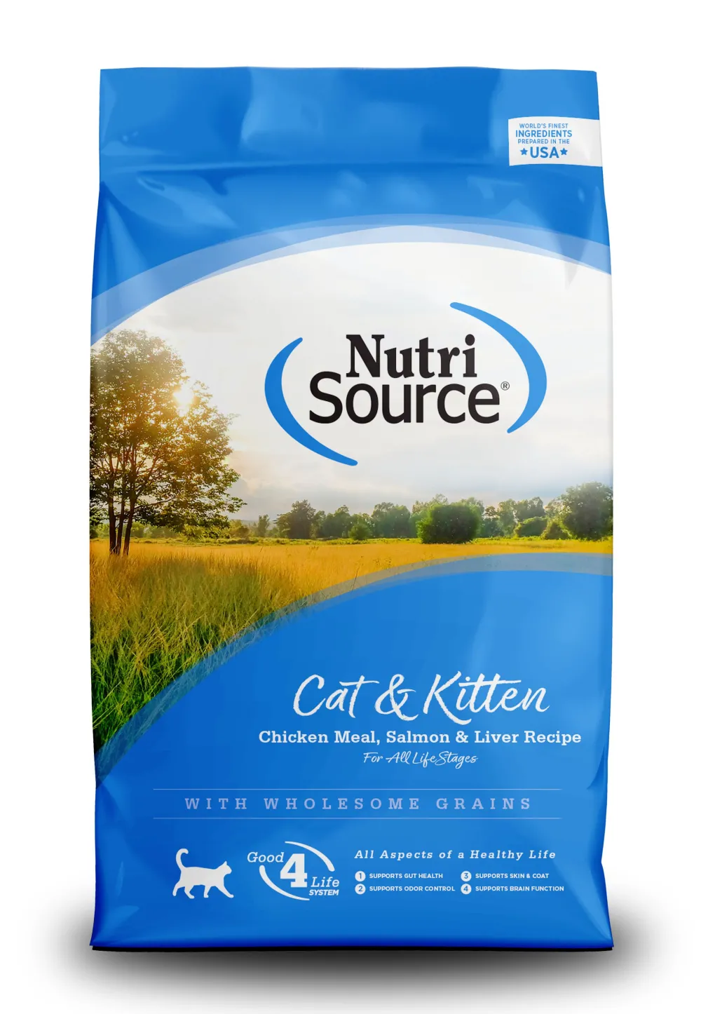 Nutrisource Dry Food^Cat & Kitten Chicken Meal, Salmon & Liver Dry Cat Food, 6.6-lb (**)