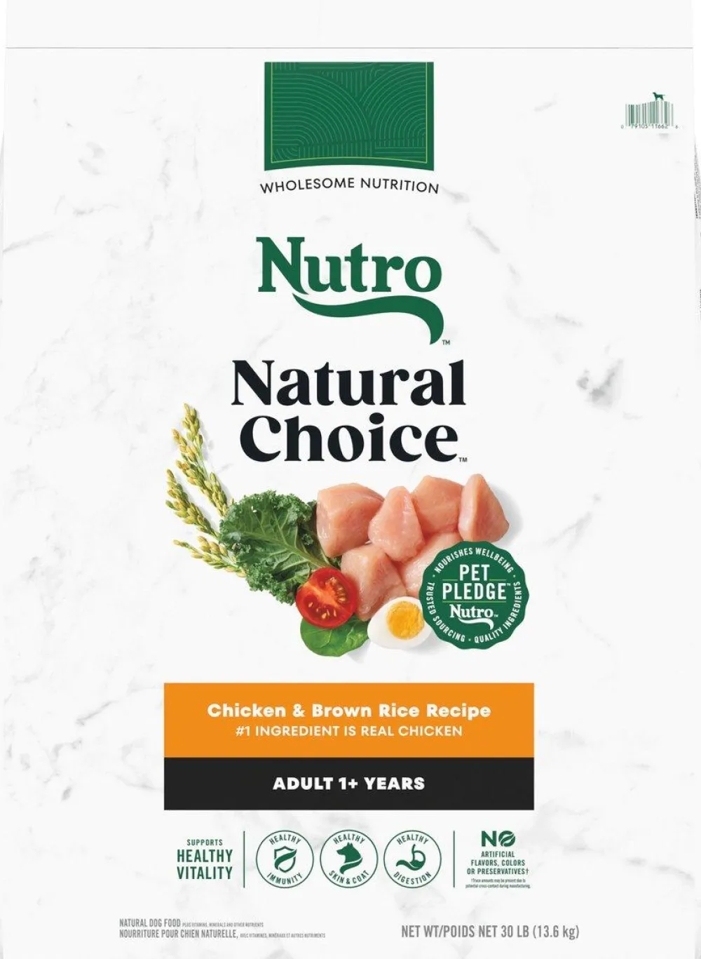 Nutro Dry Food^Natural Choice Chicken & Brown Rice Adult Dry Dog Food, 30-lb