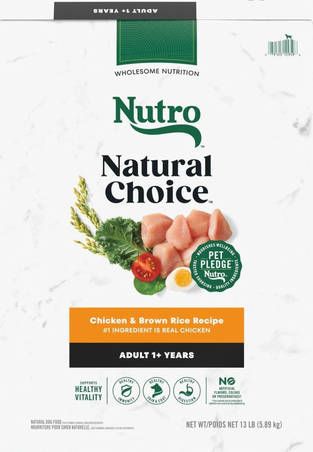 Nutro Dry Food^Natural Choice Chicken & Brown Rice Adult Dry Dog Food, 13-lb